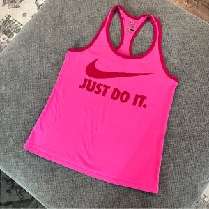 Nike Dri Fit Hot Pink Racerback Tank Top